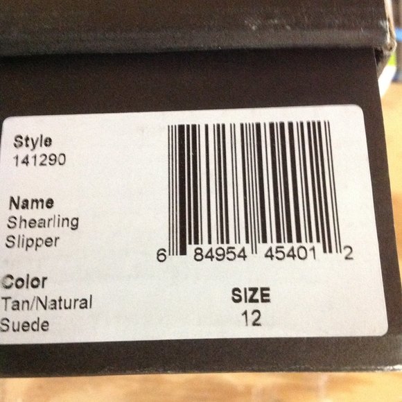 Bloomingdale's Men's Tan Suede Moc Toe Loafers/Slippers - 12 - New in Box - Picture 7 of 8